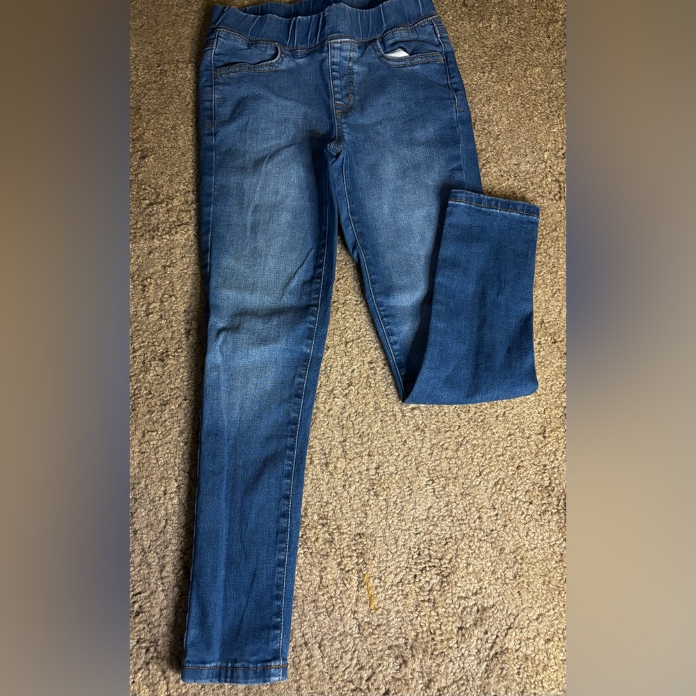 New Cat & Jack Blue Pull On Skinny Jeans